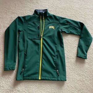Oregon Ducks jacket! Fleece lined and lots of pockets. Size small. No rips.